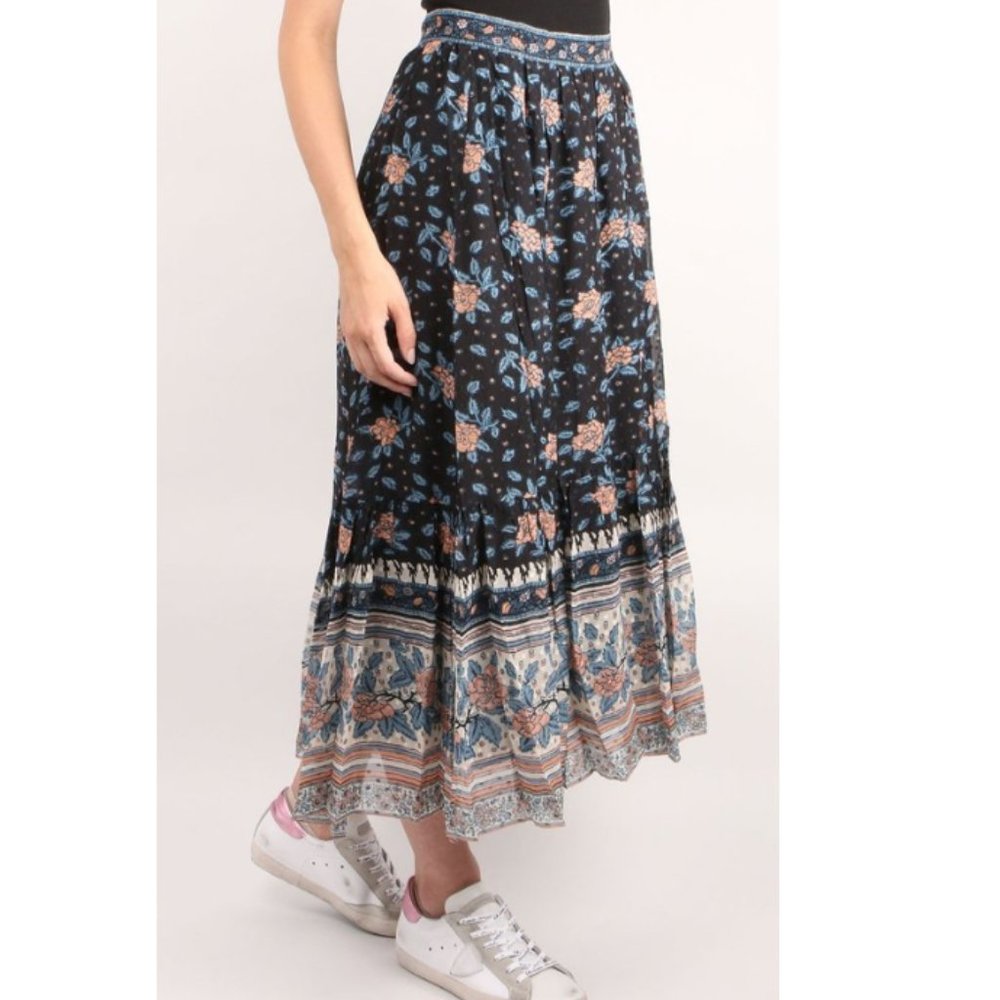 ULLA JOHNSON Floral Gypsy Skirt